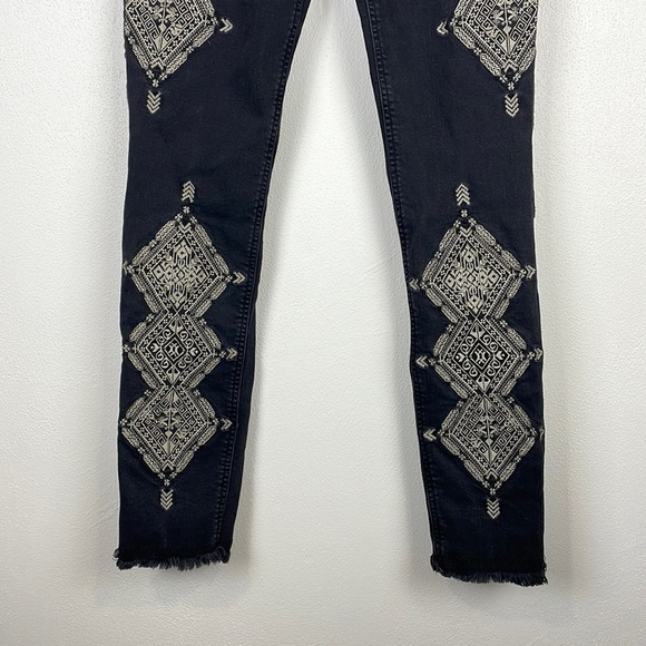 𝅺ANTHROPOLOGIE Odd Molly Embroidered Skinny Jeans - Picture 3 of 14